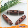 Fashion Natural Wooden Horn Toggle Button for Garments BN8111